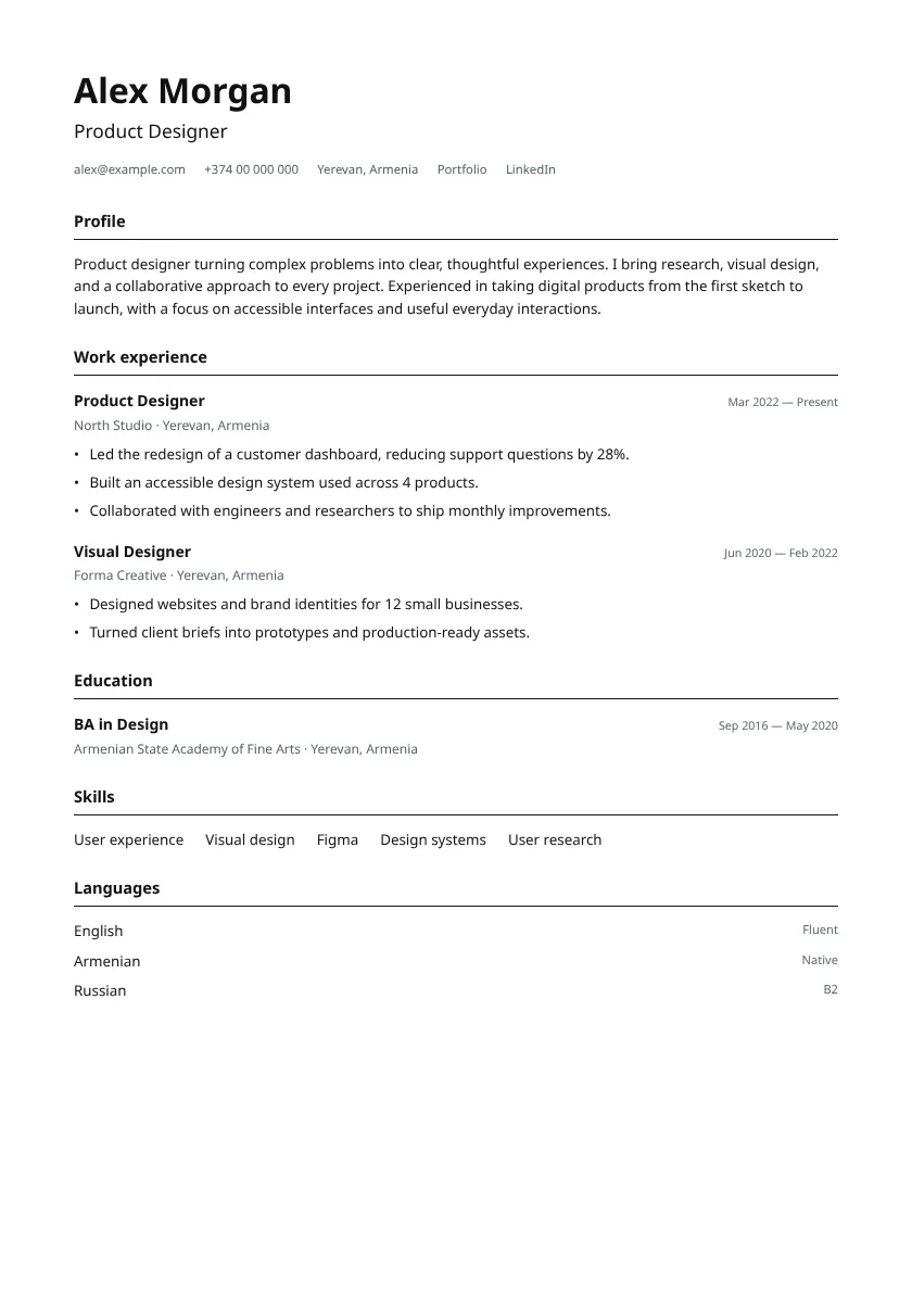 Clarity Template