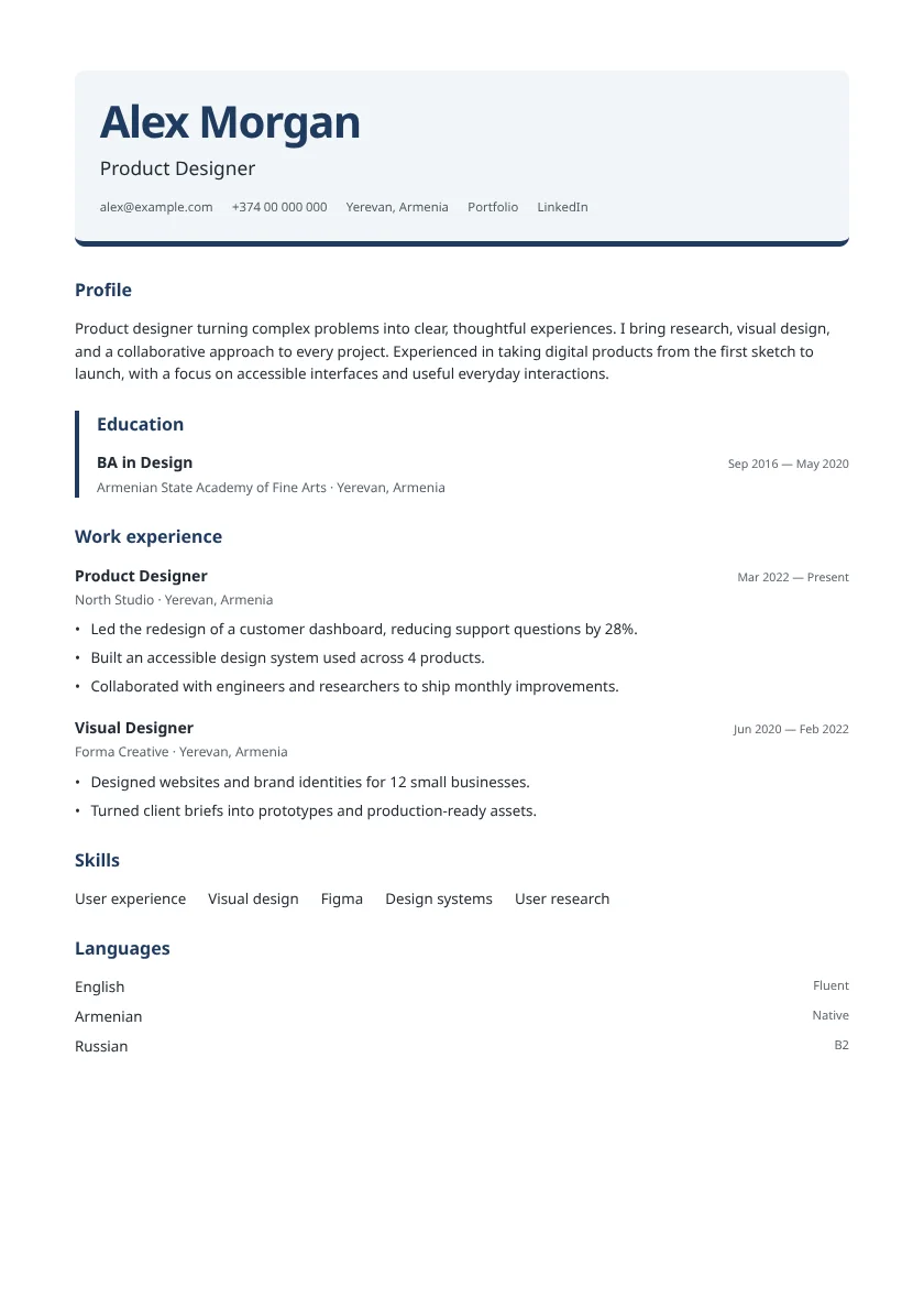 Student Template